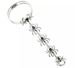 Pulsera con Anillo de Arañas