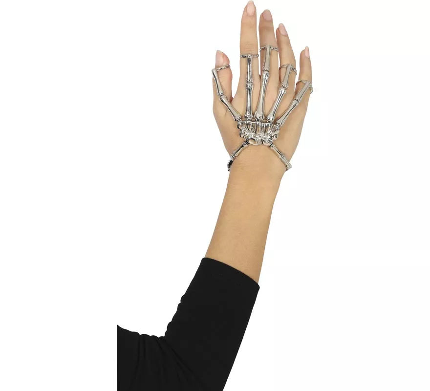 Translation missing: es.Pulsera con Anillos Esqueleto Metal