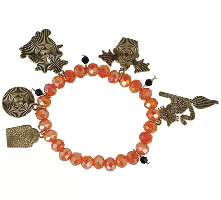 Translation missing: es.Pulsera con Figuras Naranja para Halloween