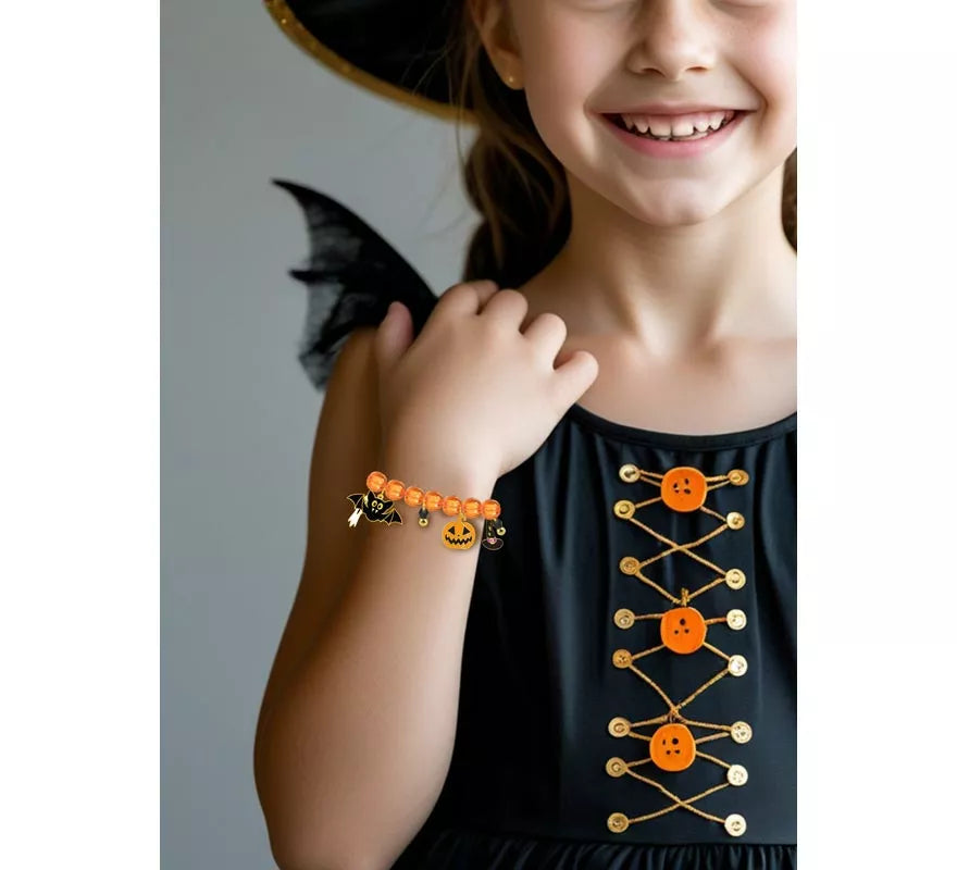 Translation missing: es.Pulsera con Figuras Naranja para Halloween