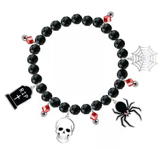 Pulsera con Figuras negra para Halloween