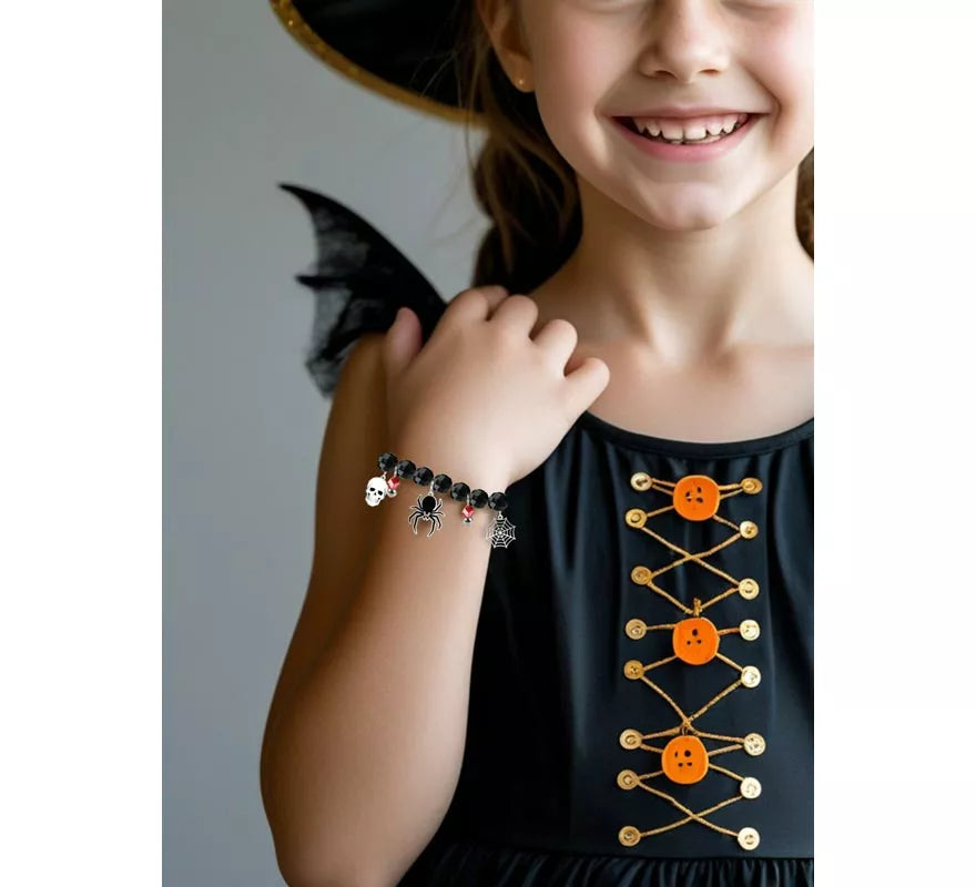 Translation missing: es.Pulsera con Figuras negra para Halloween