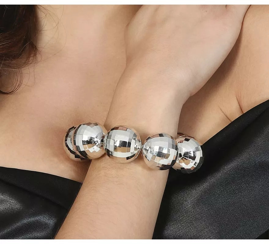 Translation missing: es.Pulsera de Bolas de Discoteca de los años 70