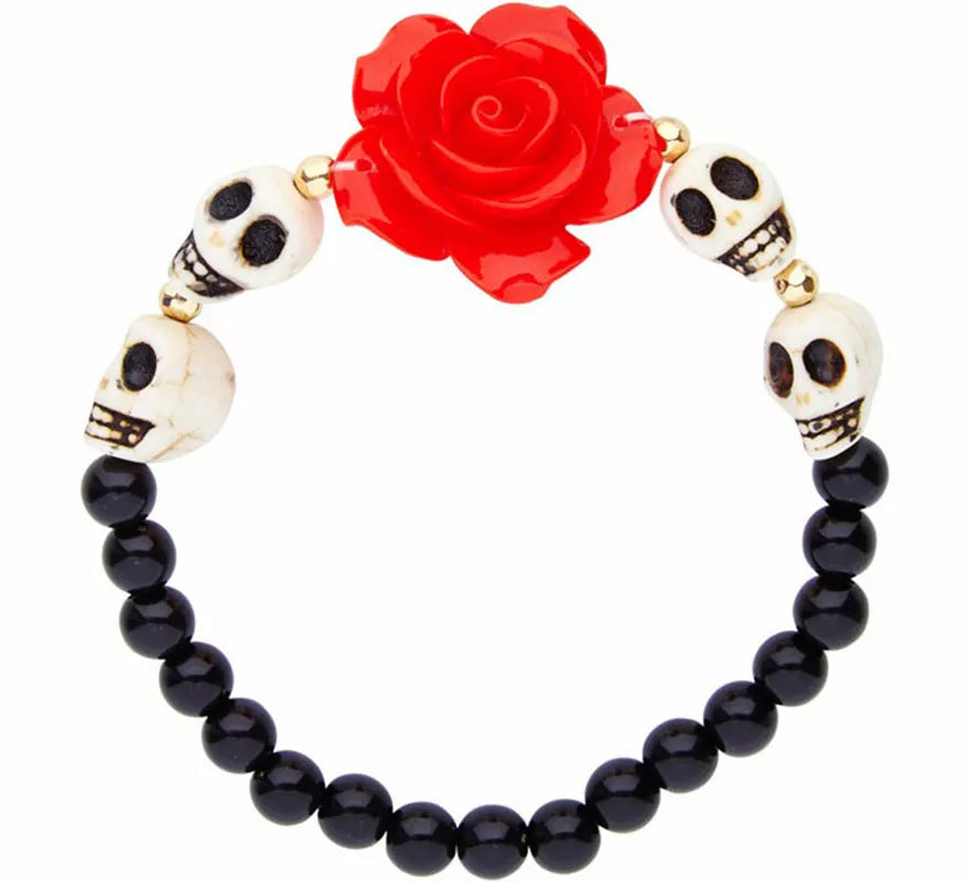 Translation missing: es.Pulsera Día de los Muertos con Calaveras