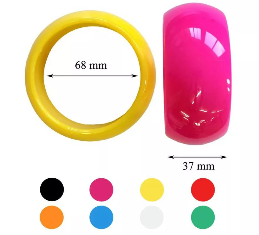 Translation missing: es.Pulsera Flamenca 68x37 mm varios colores