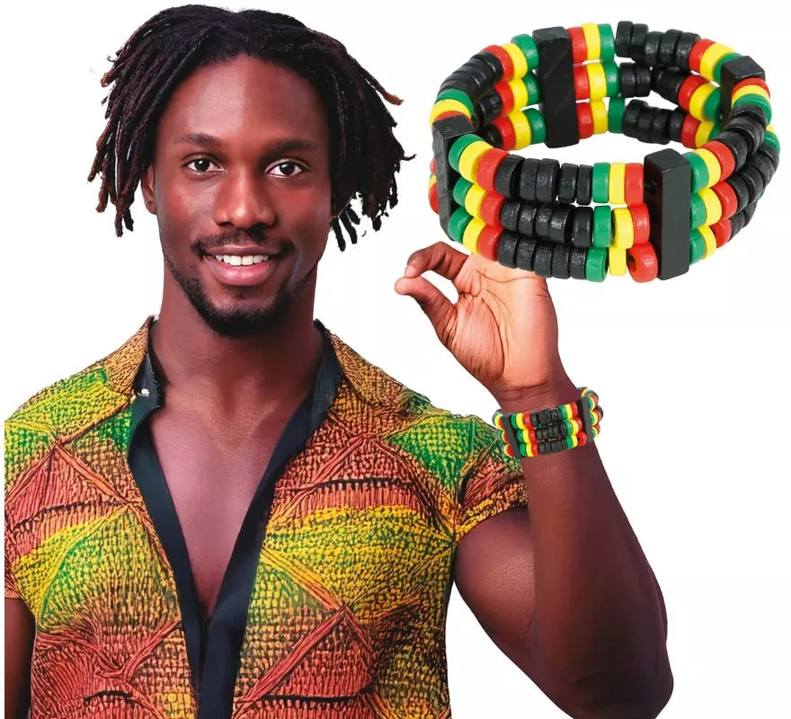 Translation missing: es.Pulsera Jamaicana multicolor