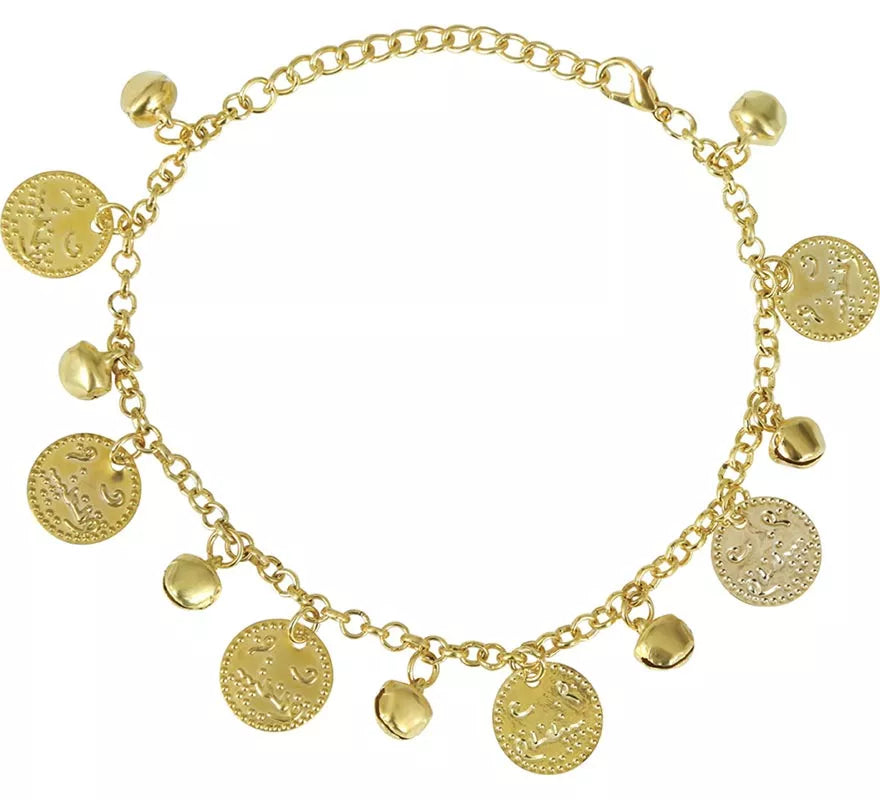 Translation missing: es.Pulsera Tobillera de Monedas