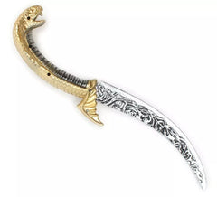 Puñal Curvo Serpiente de juguete de 40 cm