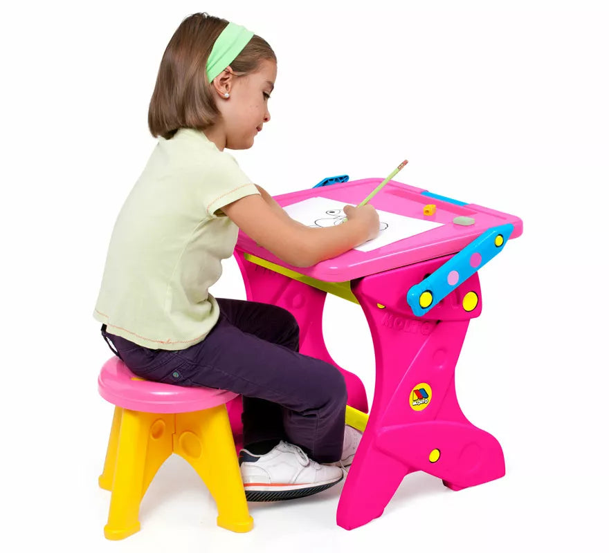 Pupitre Pizarra Magnético rosa