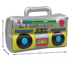 Radio Hinchable de los 80 de 40x20x8 cm