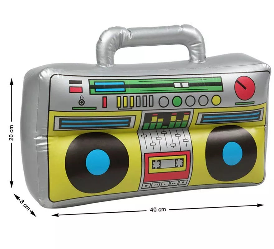 Translation missing: es.Radio Hinchable de los 80 de 40x20x8 cm