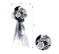 Ramo Halloween Skull de 20x70 cm
