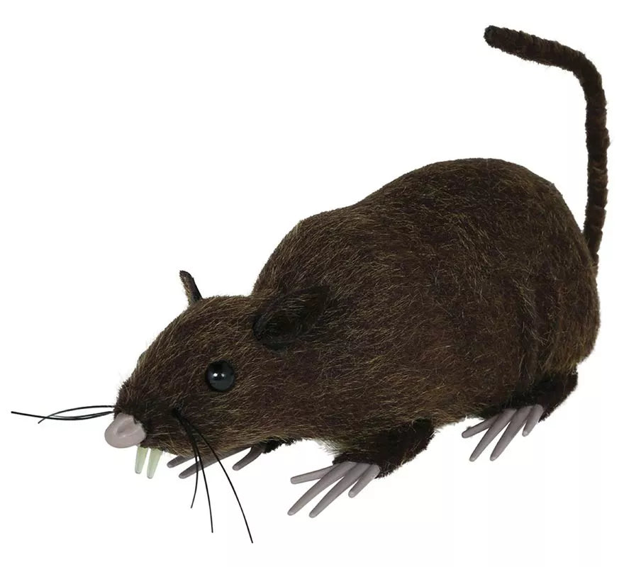 Rata Marrón de 15 cm