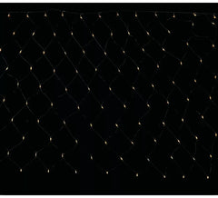 Red de 160 Led Blanco Cálido Multifunción para Exterior de 2X2 mts