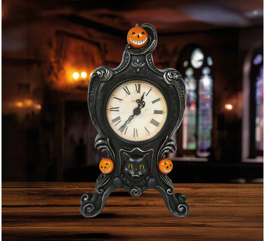 Translation missing: es.Reloj de Mesa Antiguo de Resina de 24x14 cm