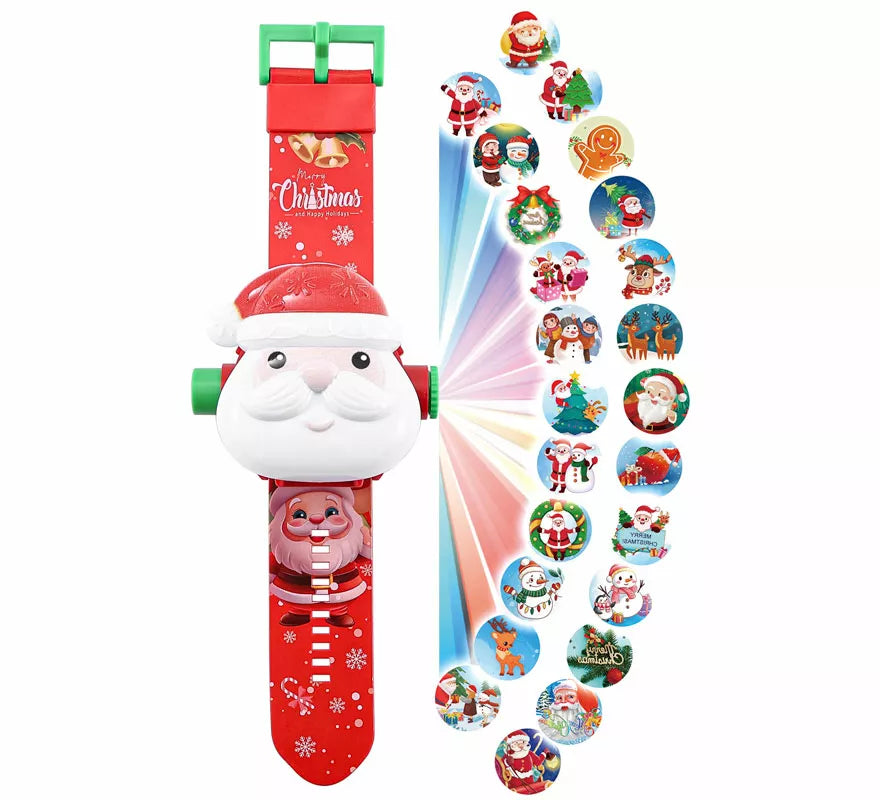 Translation missing: es.Reloj de Papá Noel con Proyector de 22 cm