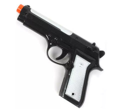 Revólver negro de juguete de 57 cm