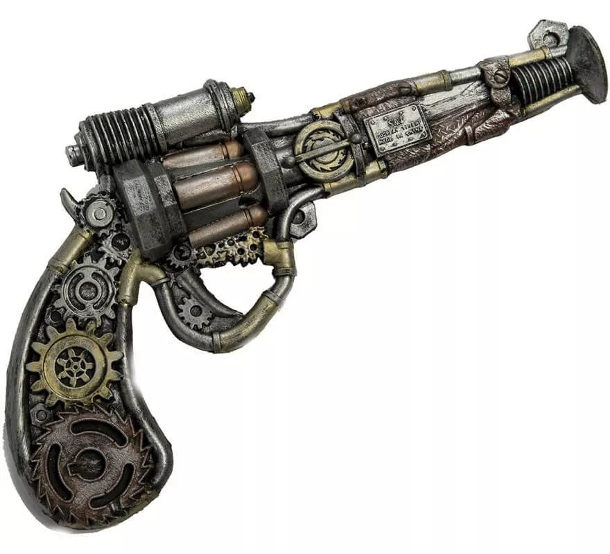 Translation missing: es.Revólver Steampunk con Rodamientos de Foam 31x18 cm