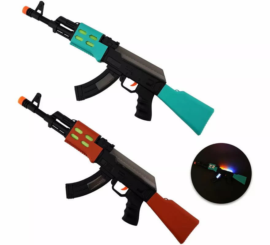 Translation missing: es.Rifle con Luz y Sonido de plástico en colores surtidos