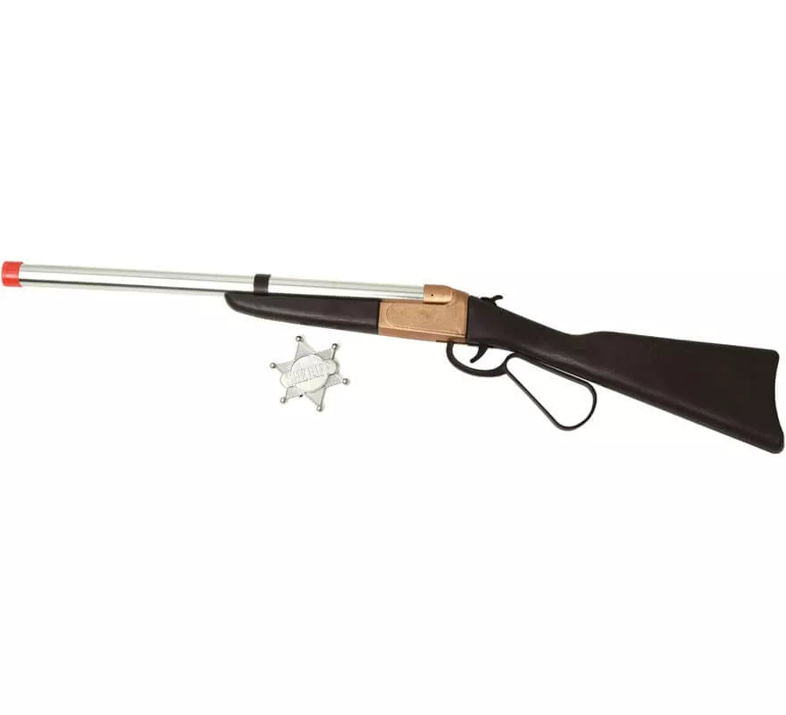 Rifle de 63 cm con Estrella de Sheriff del Oeste