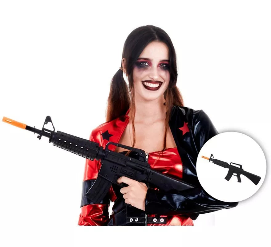 Translation missing: es.Rifle negro largo de juguete de 66 cm