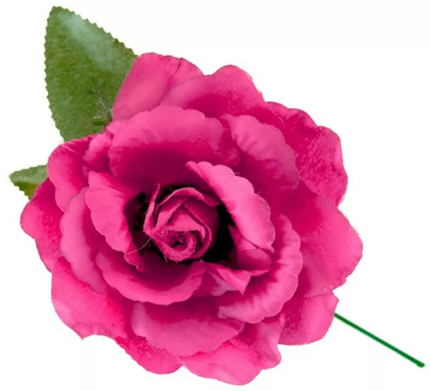 Translation missing: es.Rosa de Sevillana o Chulapa con varilla de 13 cm en varios colores