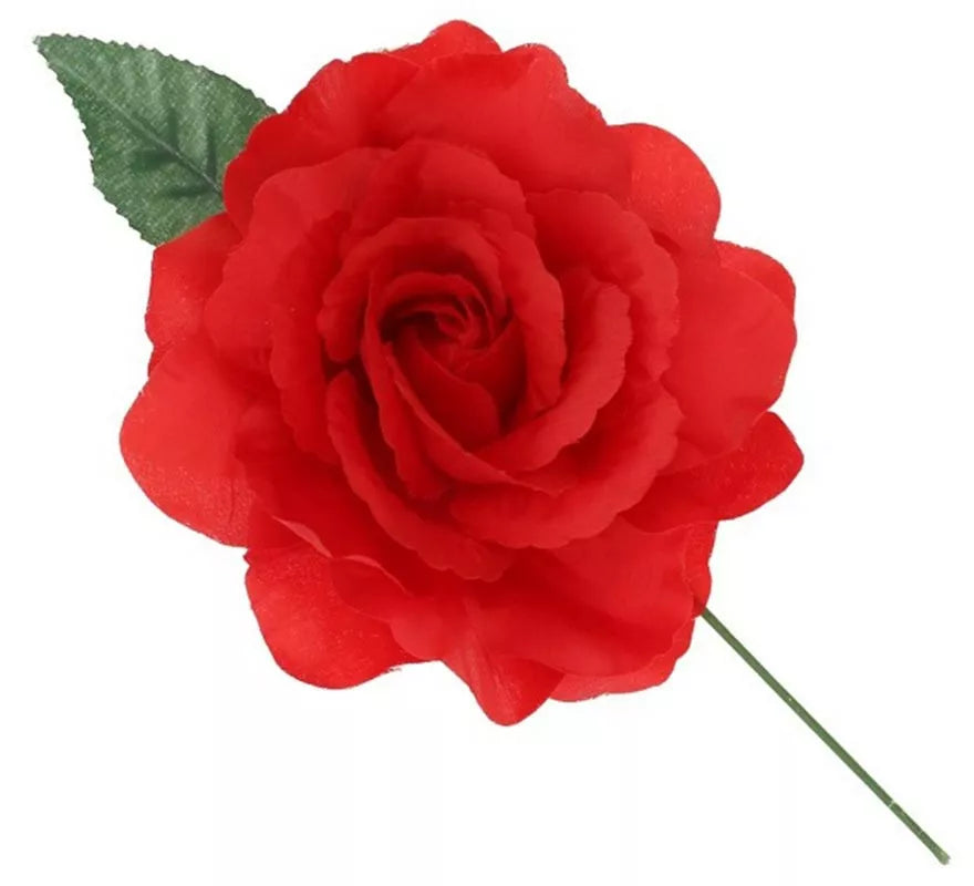 Translation missing: es.Rosa de Sevillana o Chulapa con varilla de 15 cm en varios colores