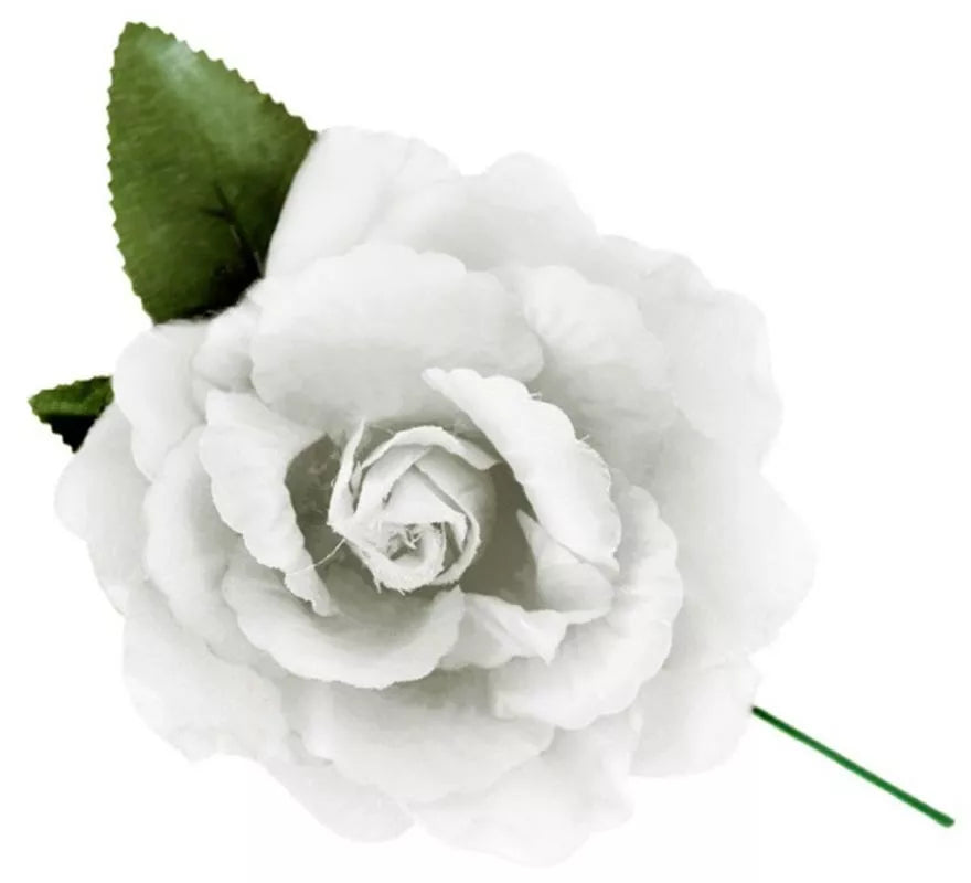 Translation missing: es.Rosa de Sevillana o Chulapa con varilla de 15 cm en varios colores