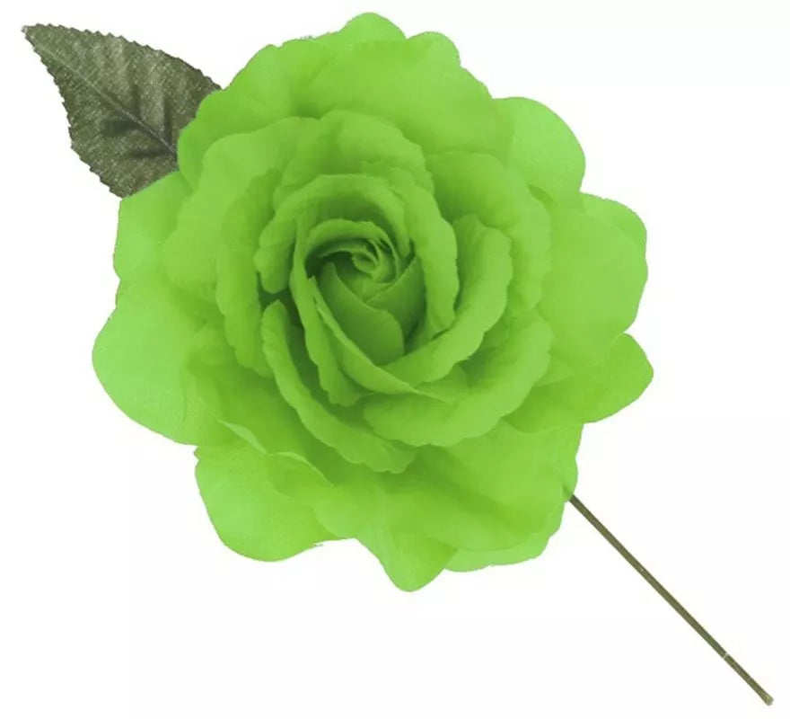 Translation missing: es.Rosa de Sevillana o Chulapa con varilla de 15 cm en varios colores