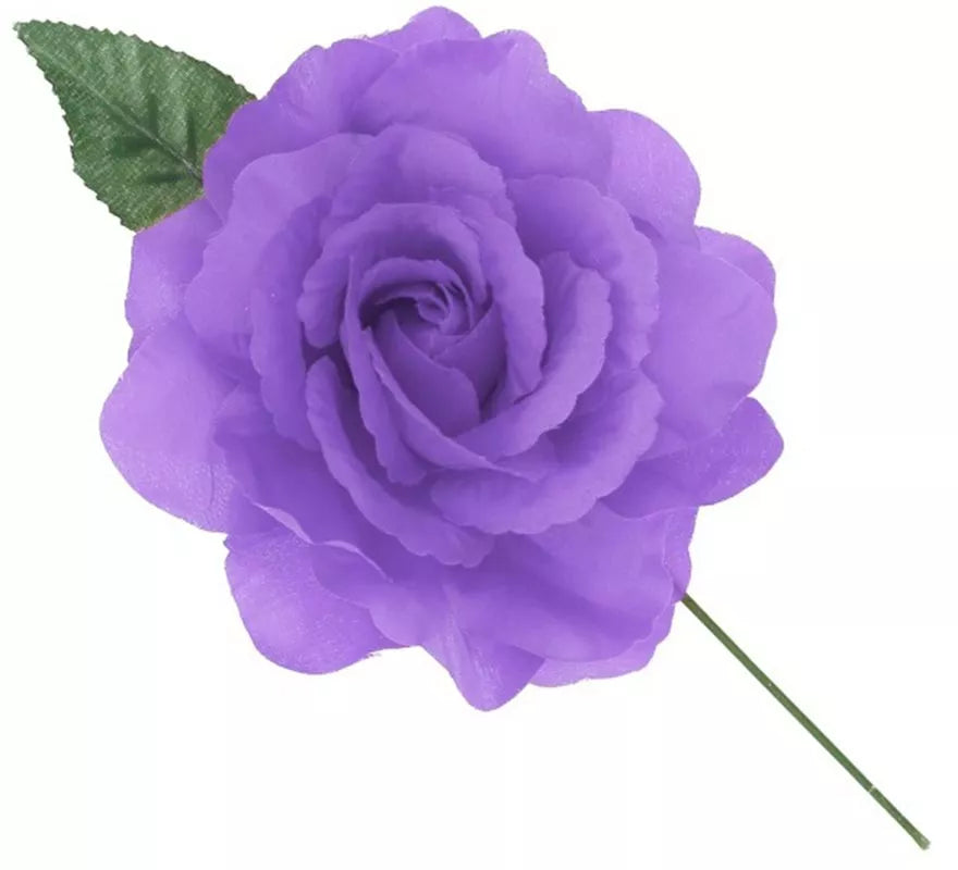 Translation missing: es.Rosa de Sevillana o Chulapa con varilla de 15 cm en varios colores