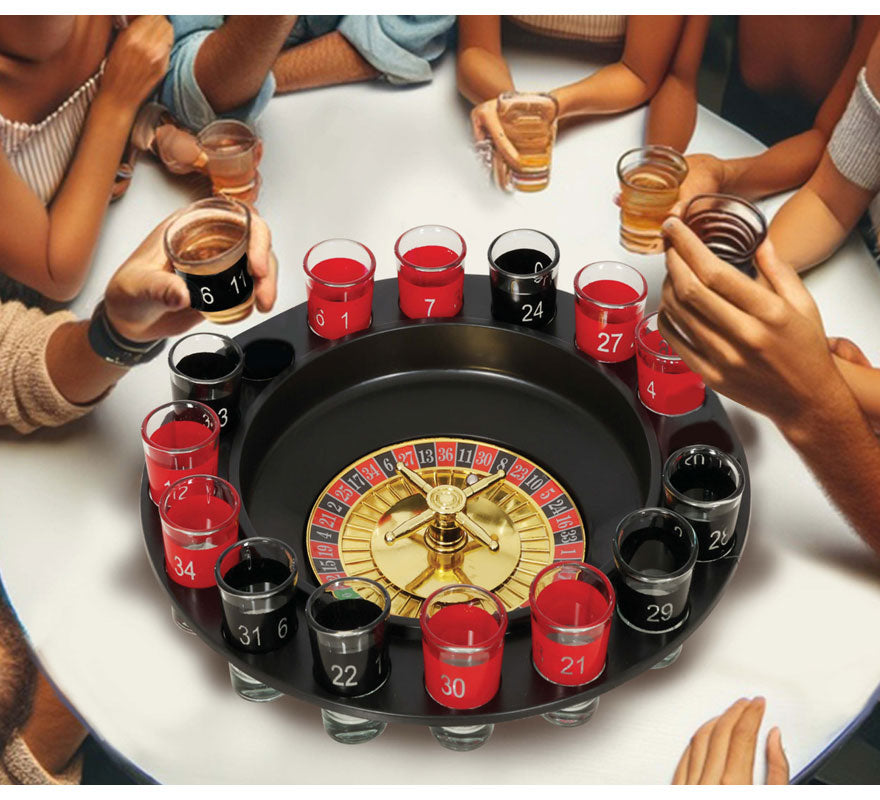 Translation missing: es.Ruleta Casino de 29 cm con 16 Vasos de 4,5 cm