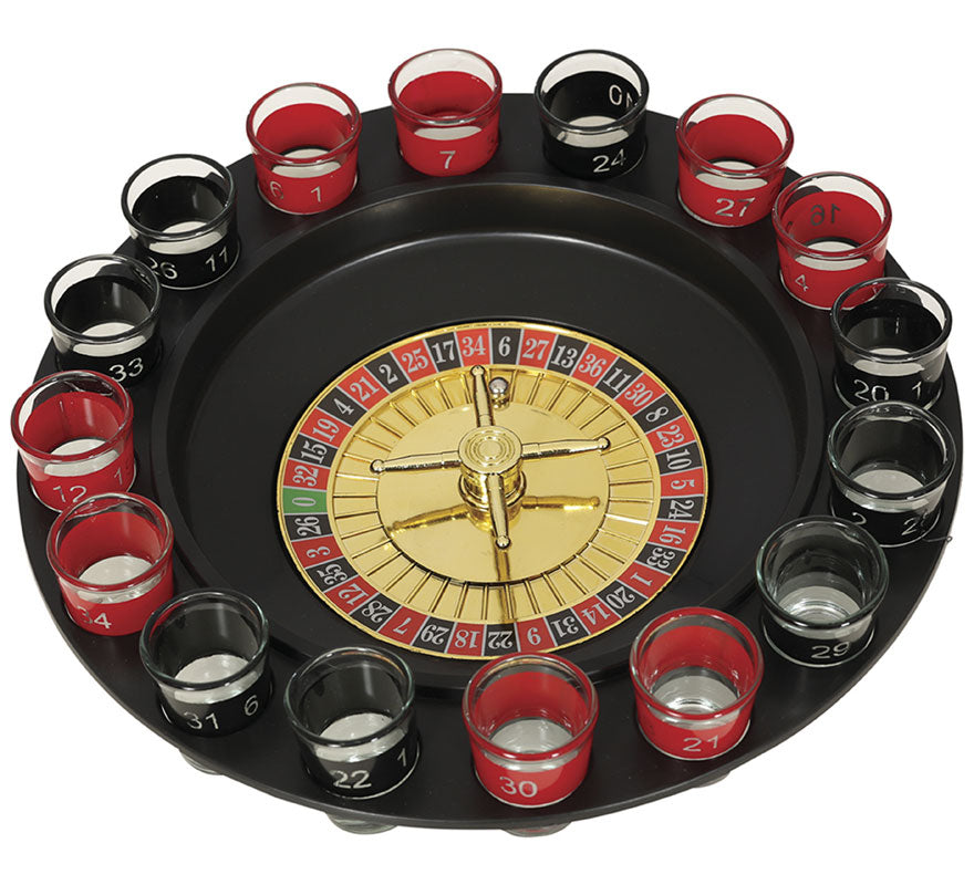 Translation missing: es.Ruleta Casino de 29 cm con 16 Vasos de 4,5 cm
