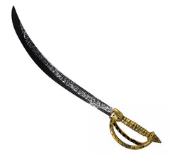Sable Pirata con mango dorado de juguete de 63 cm