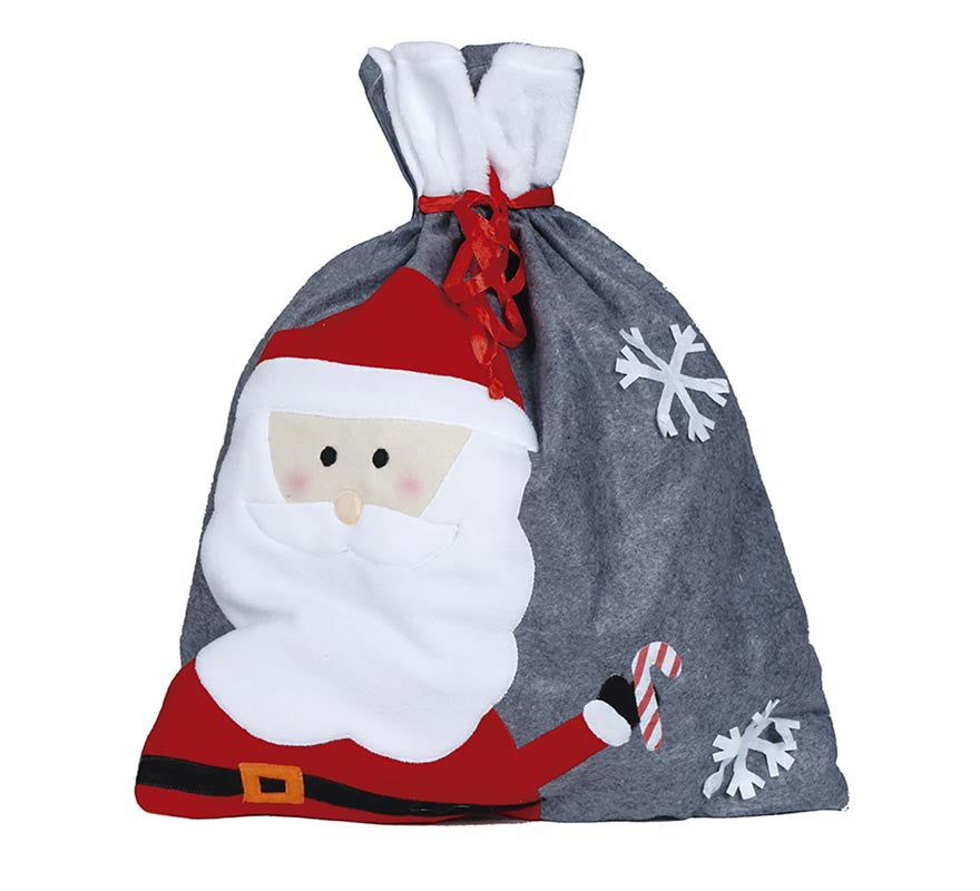 Translation missing: es.Saco de Papá Noel gris de 50X60 cm