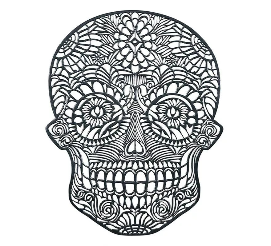 Salvamantel Calavera de pvc de 38 cm
