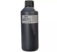 Sangre líquida oscura envase de 500 ml.