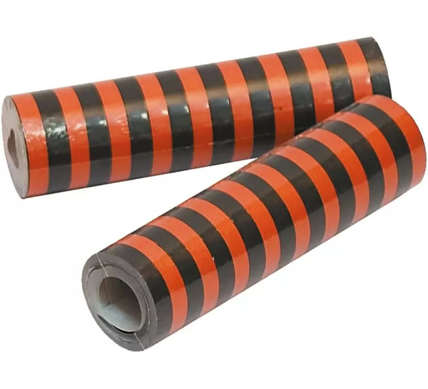 Translation missing: es.Serpentina Naranja y Negra 18 tiras