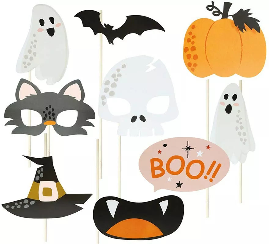 Translation missing: es.Set 10 Pcs Photocall Halloween