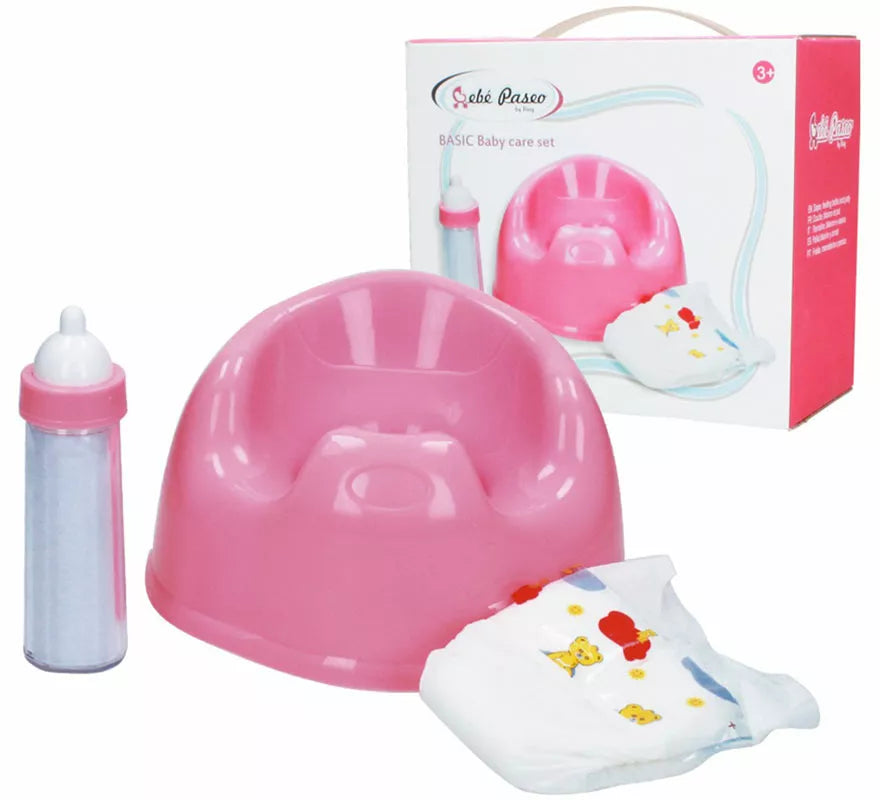 Translation missing: es.Set de 3 piezas: Orinal, Pañal y Biberón para Muñecas