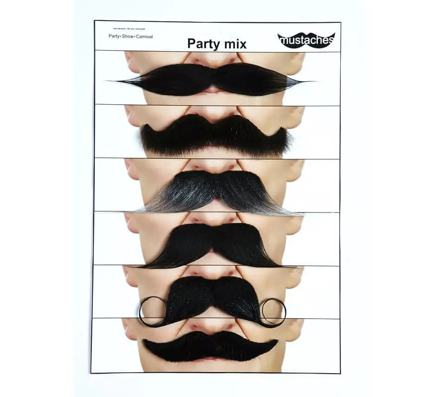 Translation missing: es.Set de 6 Bigotes modelos surtidos