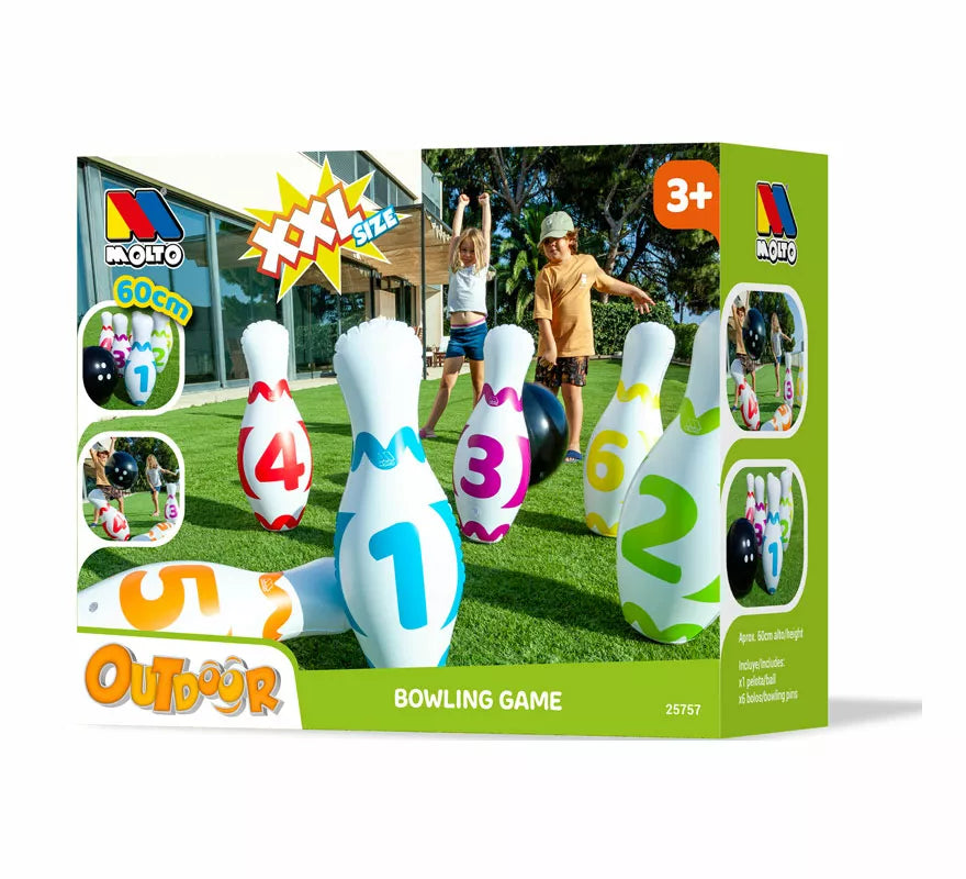 Set de Bolos Hinchables y Pelota