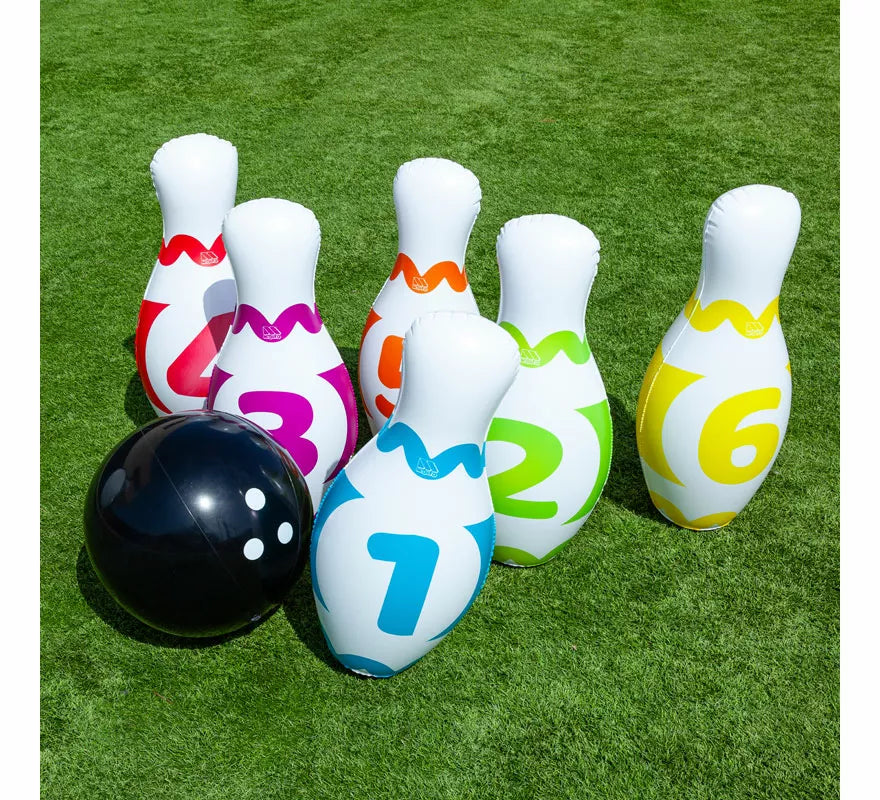 Set de Bolos Hinchables y Pelota