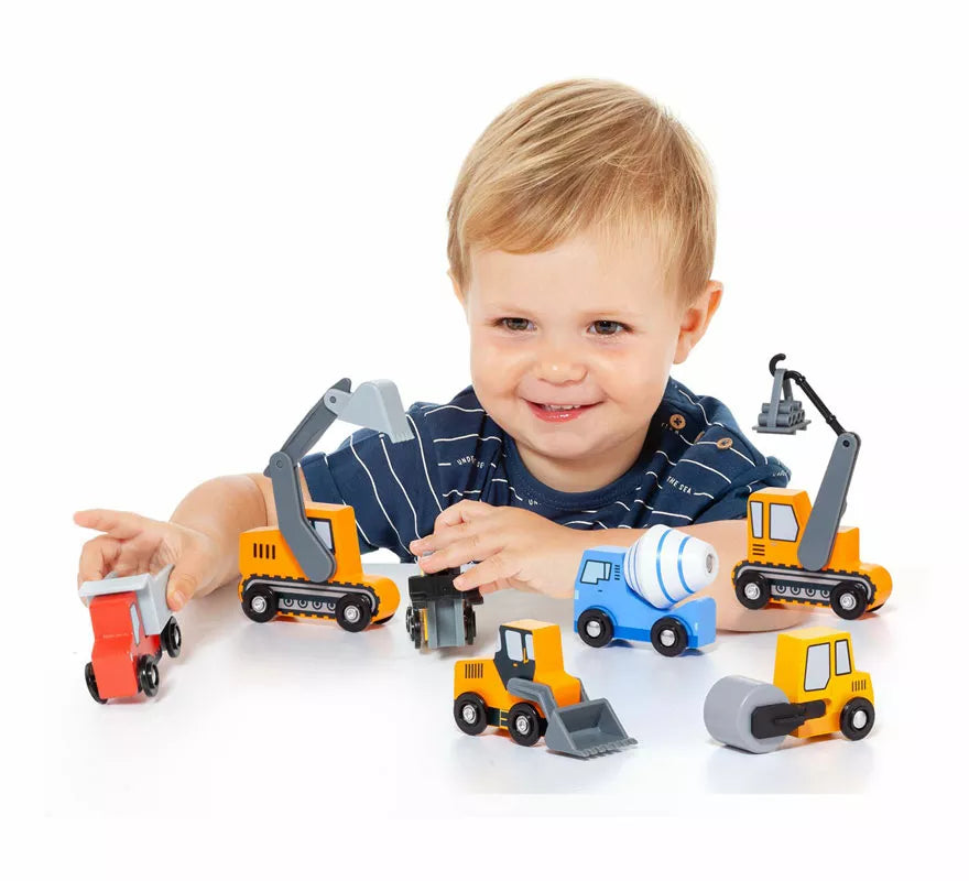 Set de Camiones de Construcción