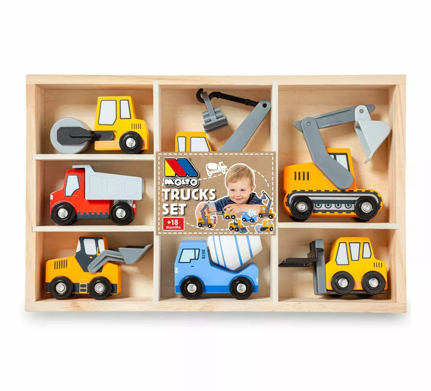 Set de Camiones de Construcción