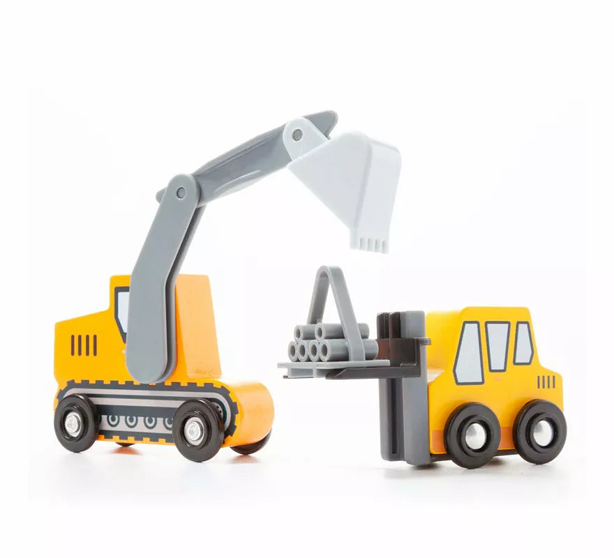 Set de Camiones de Construcción