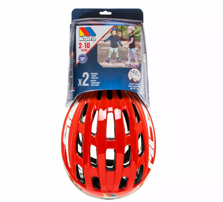 Translation missing: es.Set de Casco y Protecciones rojo