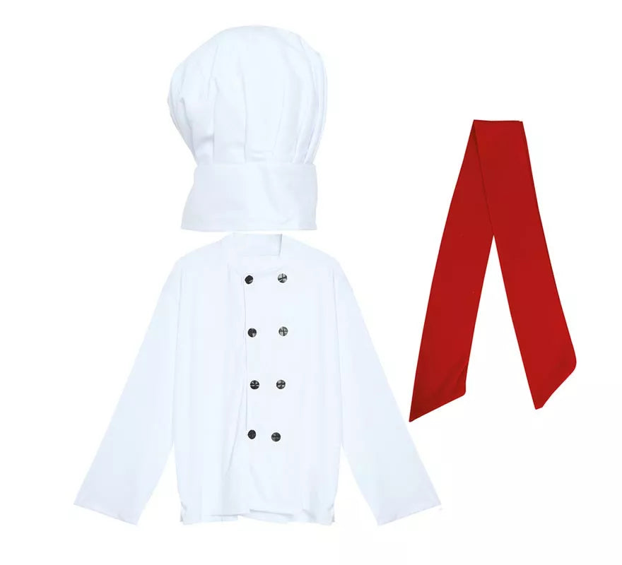 Translation missing: es.Set de Cocinero: Gorro, pañuelo y chaqueta