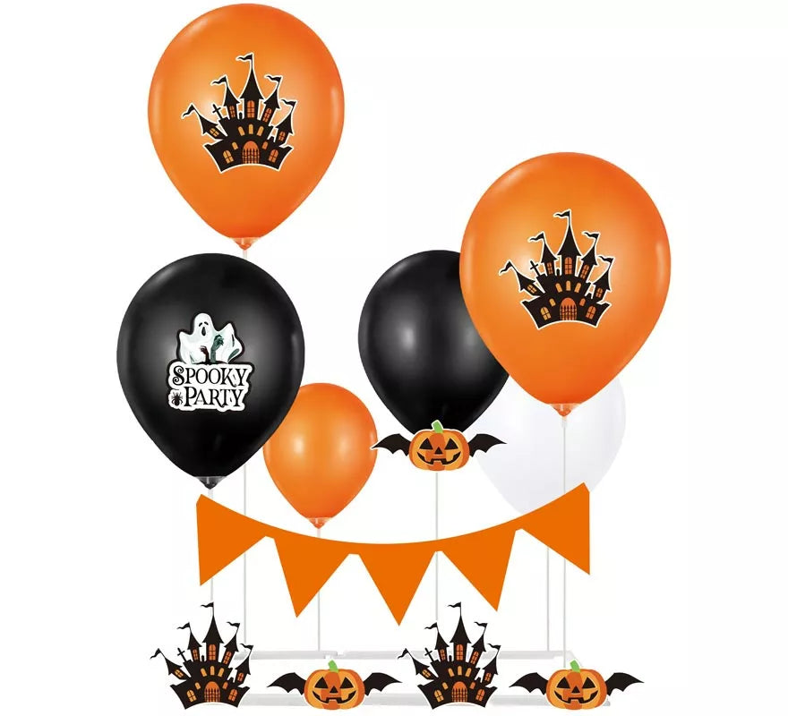 Translation missing: es.Set de Halloween: Columna Globos 16 Piezas