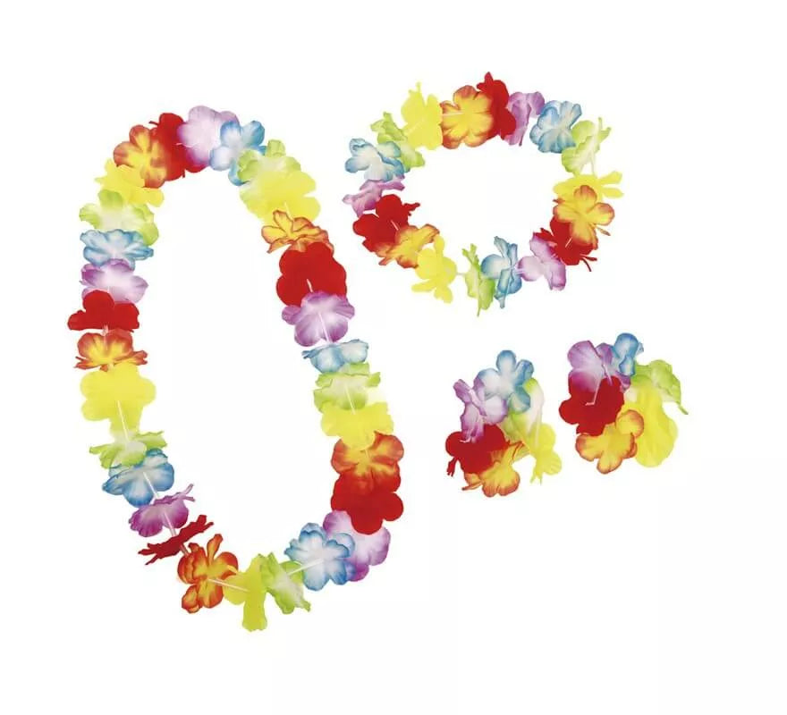 Translation missing: es.Set de Hawaiana: Corona, collar y pulseras