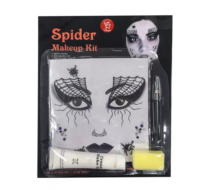 Translation missing: es.Set de Maquillaje Tatuajes Brillantes Araña Bruja